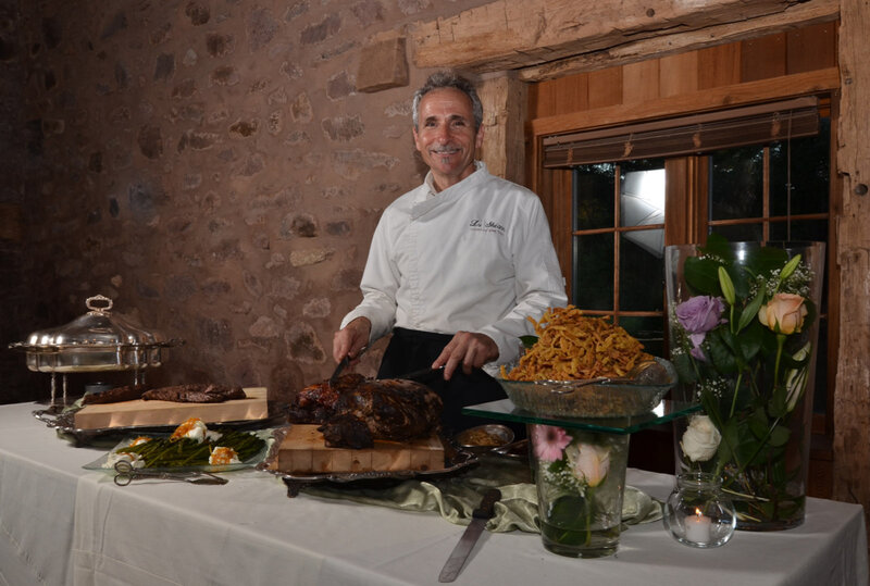 Chef Giorgio at carving station
